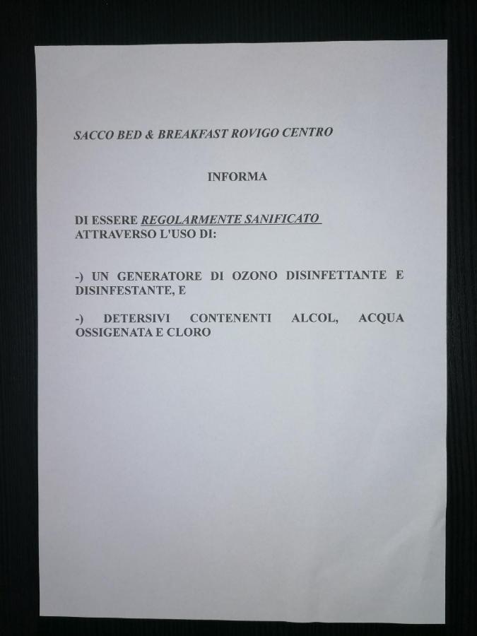 Sacco Bed&Breakfast Rovigo Kültér fotó